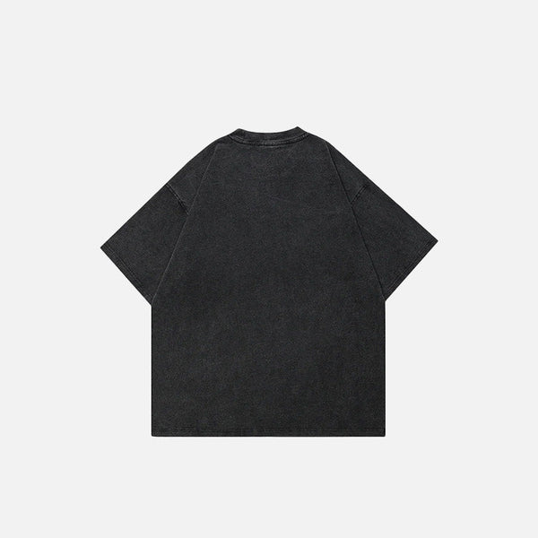 Haze Portrait Print T-Shirt alternatif görünüm