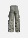 Chic Earth-Friendly Tooling Bell-Leg Utility Denim