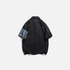 Bandana Panel Patchwork Woven Top