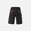 Crystal Grunge Denim Shorts