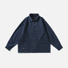 Cargo Pocket Hip Hop Loose Woven Shirt