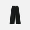 Front view of the black Urban Explorer Jeans in a gray background