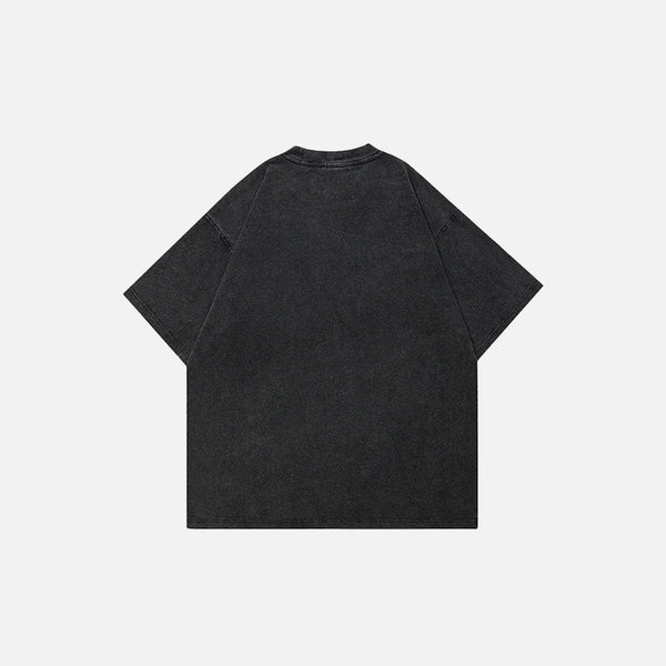 Laid-Back Stained Glass Pawed T-Shirt alternatif görünüm