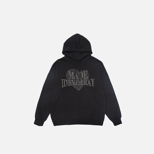 Heart Letter Printed Sweatshirt