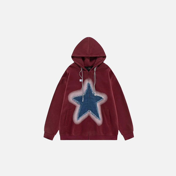 Mosaic Oversized 2000s Sweatshirt