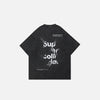 Mystic Gaze Distress-Washed T-Shirt