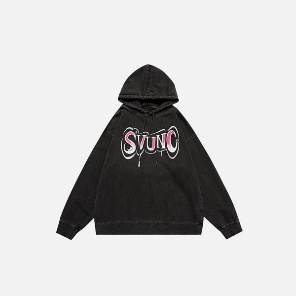 Relaxed Letter Print Sweatshirt