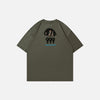Print Cartoon Water Spilling T-Shirt