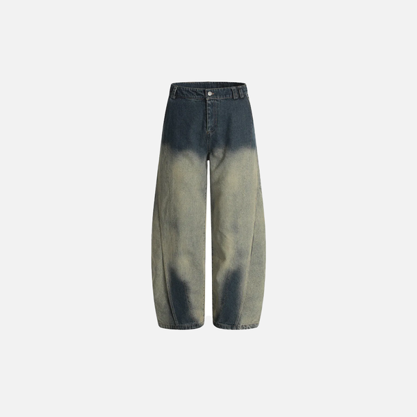 Metro Bold Ombre Dyed Bell Leg Denim