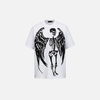 Darkwave Halo-Print Memento Skeleton Artwork Illustrated T-Shirt