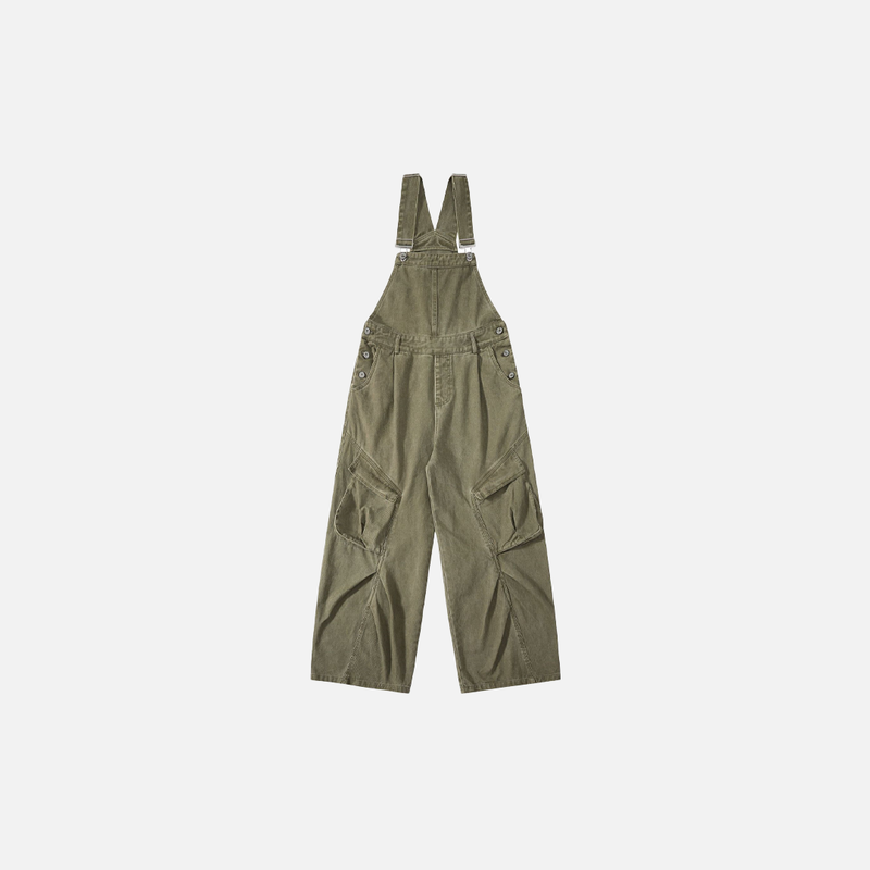 Heritage Faded Field Bib Bell Leg Overall