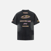 F1 Grit-Style Insulated Print Stamped Tie Race T-Shirt