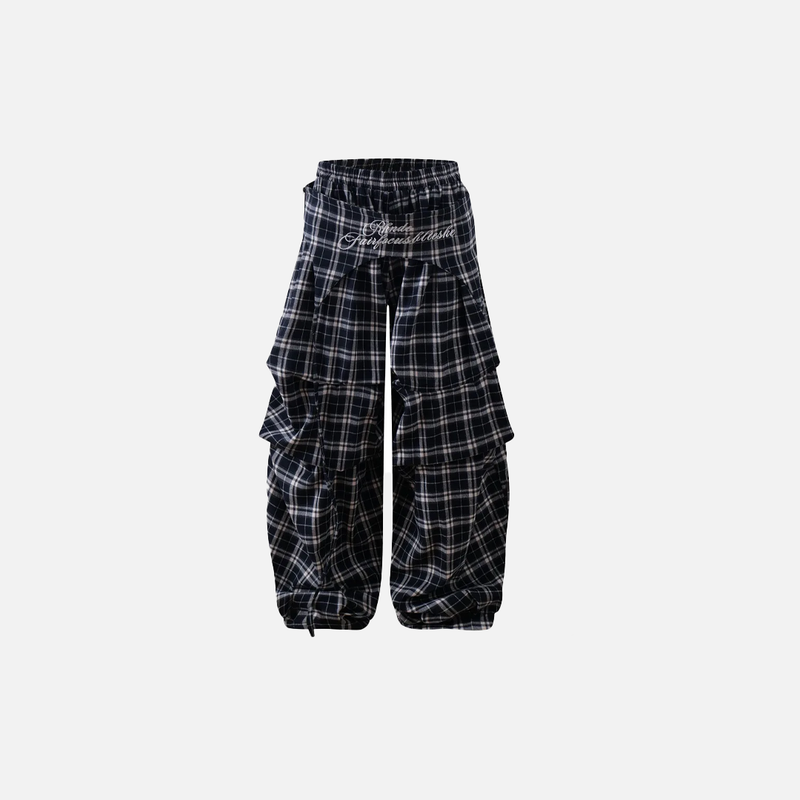 Letter Grid Street Trousers