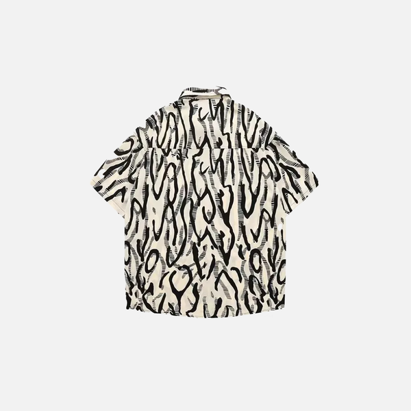 Retro Aloha Vacation Beach Casual Top alternatif görünüm