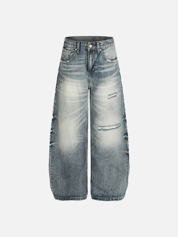 2000s Rebel Urban Beat Faded Rinse Denim
