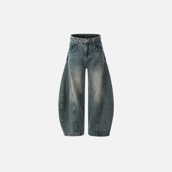 Metro Classic Rinse Faded Bell Leg Denim
