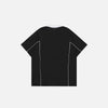 "Some Lucky" Patterned Athletic Sport-Collar T-Shirt