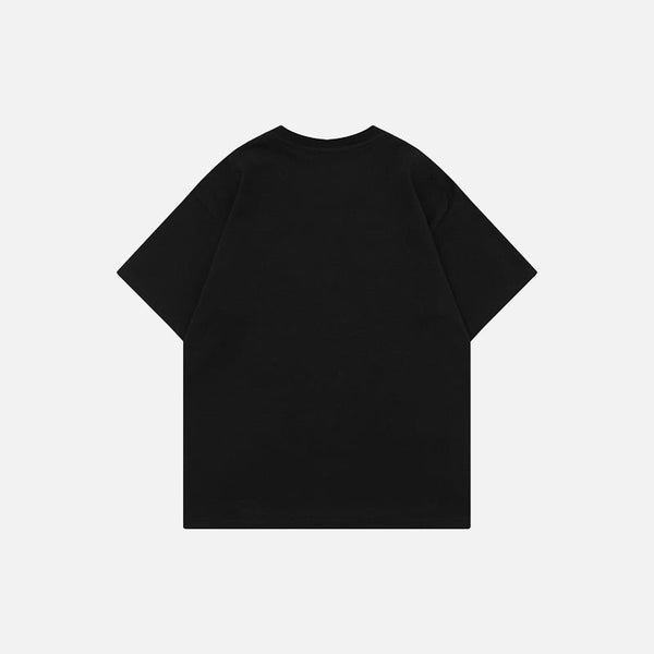 Ancient China Classic Epoch Embroidery T-Shirt alternatif görünüm