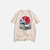 Moon Red Crewneck T-Shirt