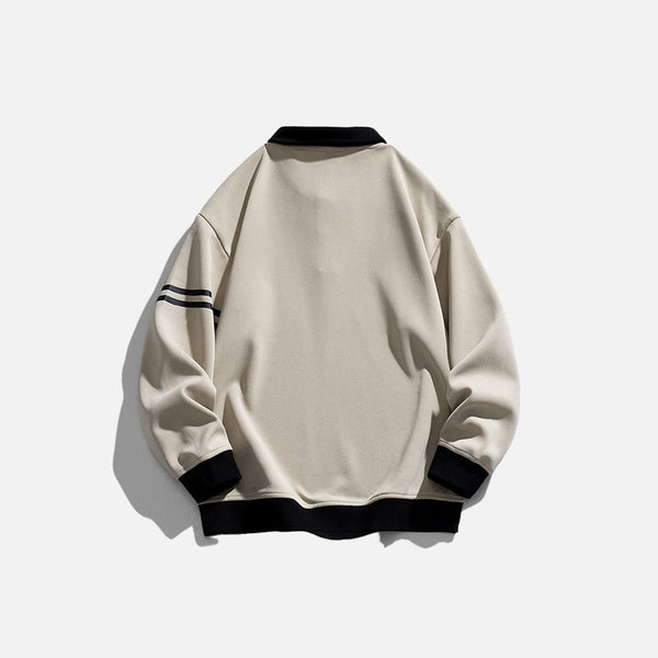 Heritage Stitch Print Sweatshirt alternatif görünüm