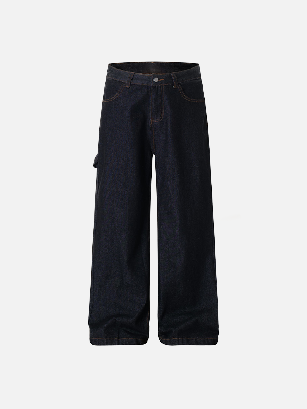 Metro Western Plant Letter Printed Denim