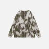 Throwback Tactical-Print Stamped Long Sleeve T-Shirt