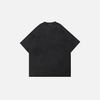 Relaxed-Cut Washed-Out Chain Print Stone-Rinsed T-Shirt