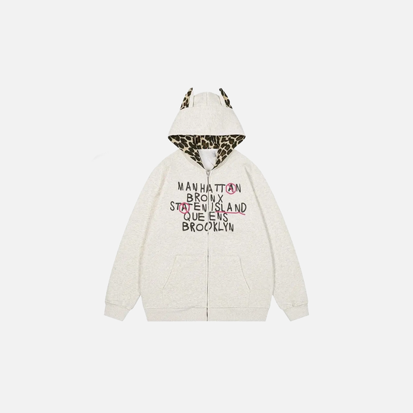 Wild Patch Street Hood Sweatshirt alternatif görünüm
