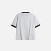 Collage-Cut Edges Designed T-Shirt