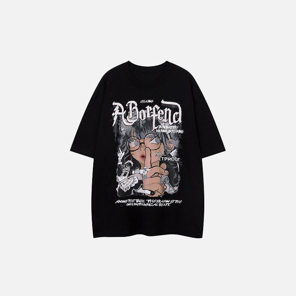 Revival Evil Girl Designed T-Shirt alternatif görünüm
