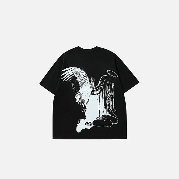 Millennium Fallen And Divine Contrast T-Shirt