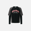 Revival Grit-Style Designed Stamped Fake Two-Piece T-Shirt