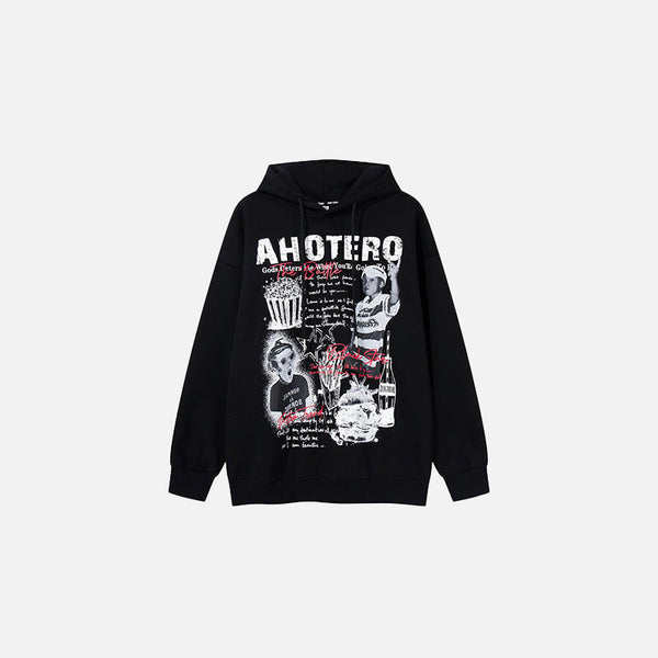 Heritage Art Print Sweatshirt alternatif görünüm