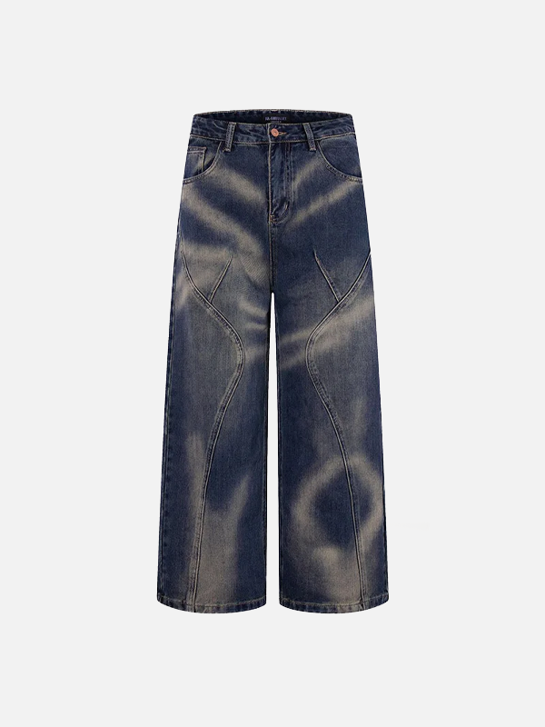 Premium Classic Leg Rinse Mosaic Denim