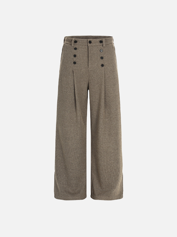 Mood Pleat Button Trousers