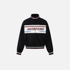 Tone Block Script Zip Sweatshirt