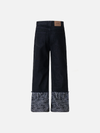 Metro Fur Edge Turn Up Denim