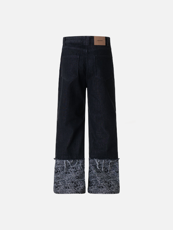 Metro Fur Edge Turn Up Denim alternatif görünüm