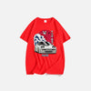 Moon Red Crewneck T-Shirt