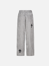 Y2K Wide Leg Ekose Jogger, detay görünüm — Navra Wear