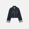 Heritage Chic Indigo Lapel Denim Jacket