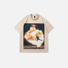 Artwork Illustrated Big-Silhouette Hip Hop Cotton T-Shirt