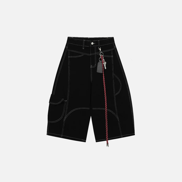 Hot Lane Wide Leg Shorts alternatif görünüm