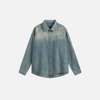 Sapphire Denim Elegant Womens Blouse