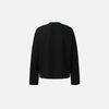 Noir-Edge Sweet Feline Print Imprinted Long Sleeve T-Shirt