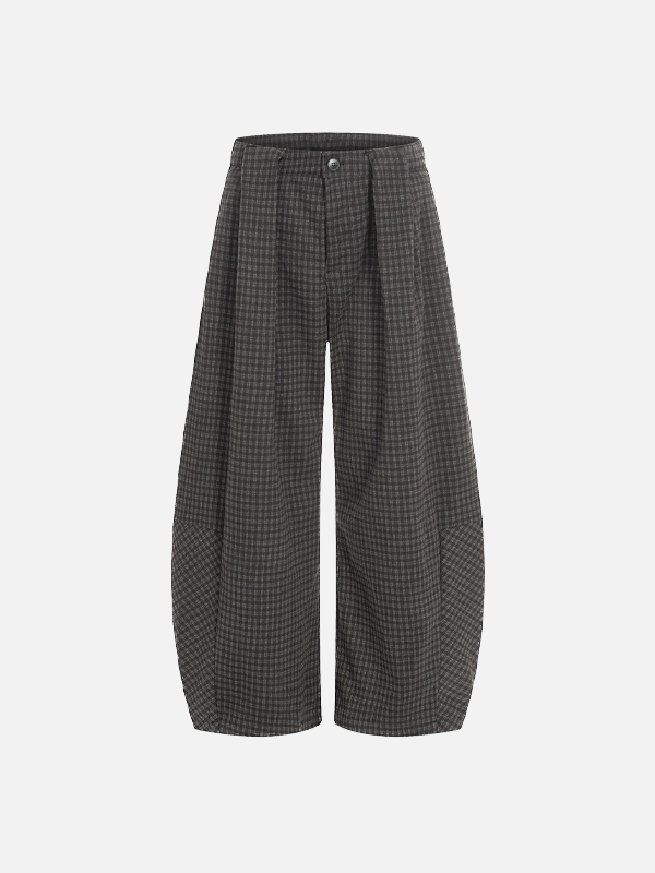 Heritage Check Wide-Leg