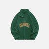 Vintage Polar Sweatshirt, yakın çekim — Navra Wear
