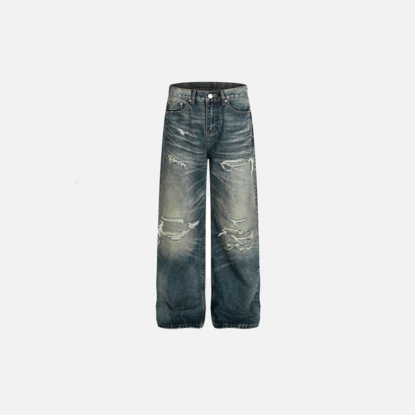 Heritage Faded Rinse Denim Bell Leg Denim