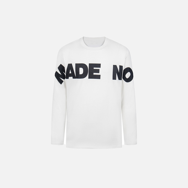 Iced Stand-Out Letter Print Long Sleeve T-Shirt alternatif görünüm