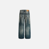 Heritage Faded Rinse Denim Bell Leg Denim